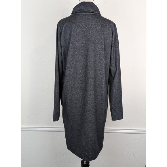 Demoo Parkchoonmoo Sweater Dress Leather Avante Garde Art to Wear Gray - Picture 6 of 15